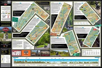Butler Maps Backcountry Discovery Routes - Mid Atlantic (MABDR)