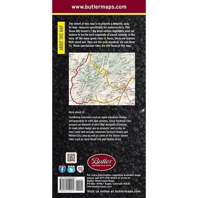 Butler Maps G1 Series Map - Texas Hill Country