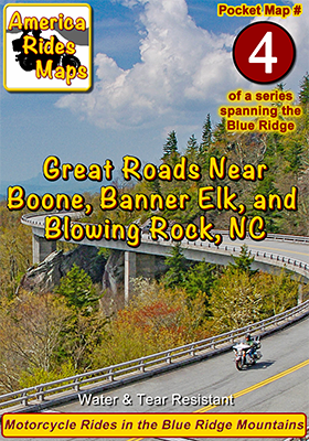 #4 Great Roads Near Boone, Banner Elk, and Blowing Rock - Pocket Map