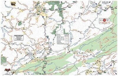 #11 West Virginia Border Rides - Coal Country - Pocket Map