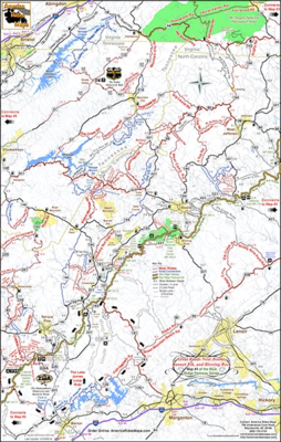 #4 Great Roads Near Boone, Banner Elk, and Blowing Rock - Pocket Map