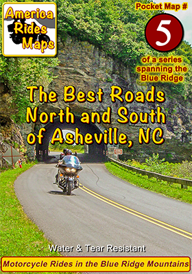 #5 The Best Rides North and South of Asheville, NC - Pocket Map