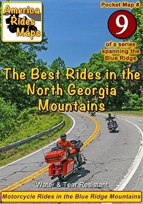 #9 The Best Rides in the North Georgia Mountains - Pocket Map