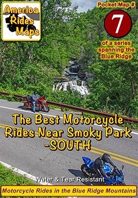 #7 The Best Motorcycle Rides Near Smoky Park - SOUTH - Pocket Map
