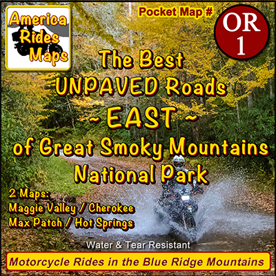 The Best Unpaved Roads EAST of Smoky Park OR1 - Map