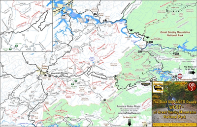 The Best UNPAVED roads WEST of Smoky Park OR3 - Map