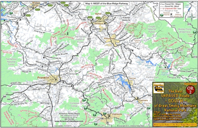 The Best Unpaved Roads SOUTH of Smoky Park OR2 - Map