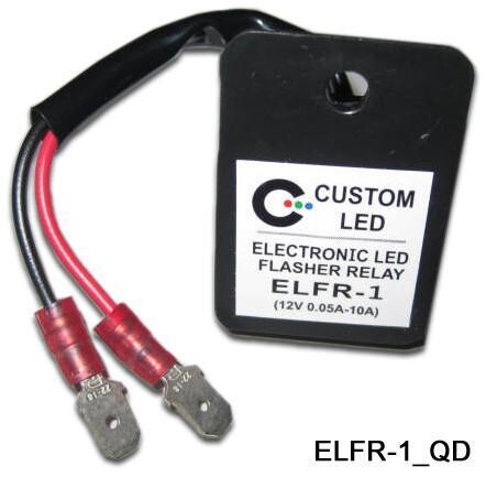 ELFR-1-QD Electronic LED Flasher Relay With Quick Disconnects 1987-2007 KLR650