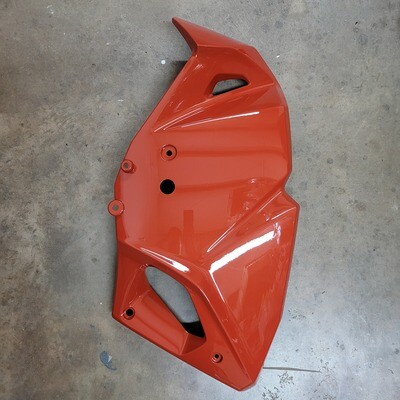 2022 KLR650 Engine Shroud RH Pearl Lava Orange OEM
