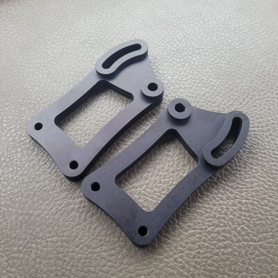 2022+ KLR650 Adjustable Windshield / Windscreen Risers