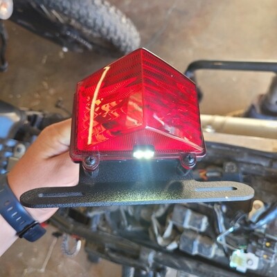 2022 + KLR650 Tag Light Add-On (License Plate Light)