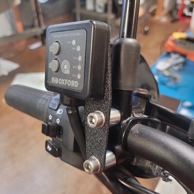 2022+ KLR650 Heated Grip Controller Bracket for Oxford Grips