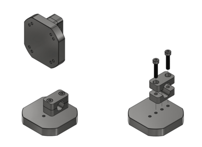 MotoPumps GPS Mount for 14mm Bar (2022+ KLR650)