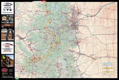 Butler Maps Colorado Backcountry Discovery Route (COBDR) Map – Third Edition