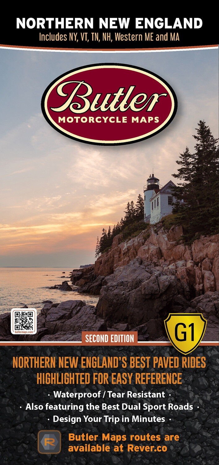 Butler Maps Northern New England G1 Map – V2