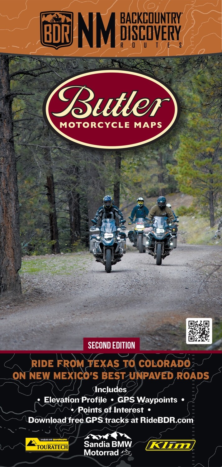 Butler Maps New Mexico Backcountry Discovery Route (NMBDR) Map 2nd Edition
