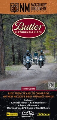 Butler Maps New Mexico Backcountry Discovery Route (NMBDR) Map 2nd Edition