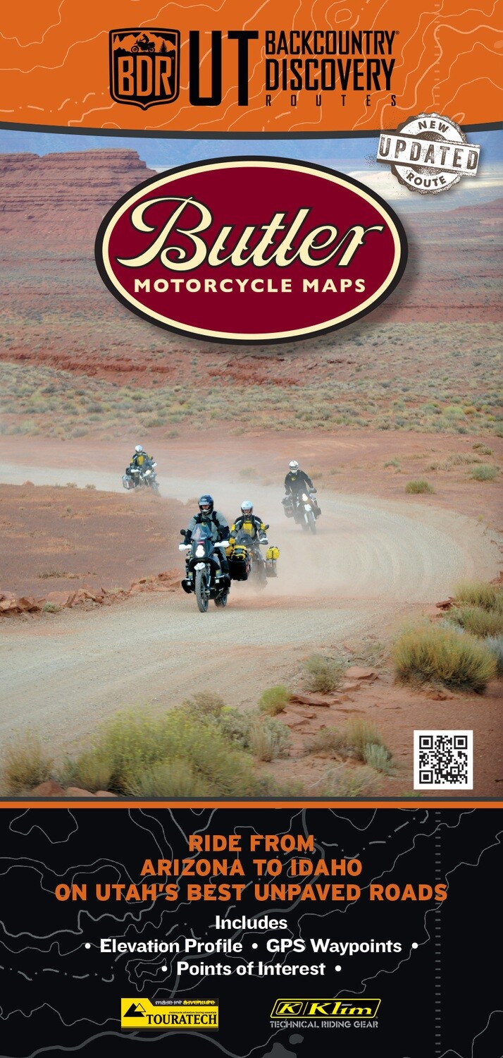 Butler Maps Utah Backcountry Discovery Route (UTBDR) Map 2nd Edition