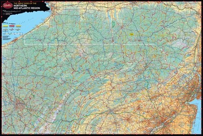 Butler Maps Northern Mid-Atlantic G1 Map