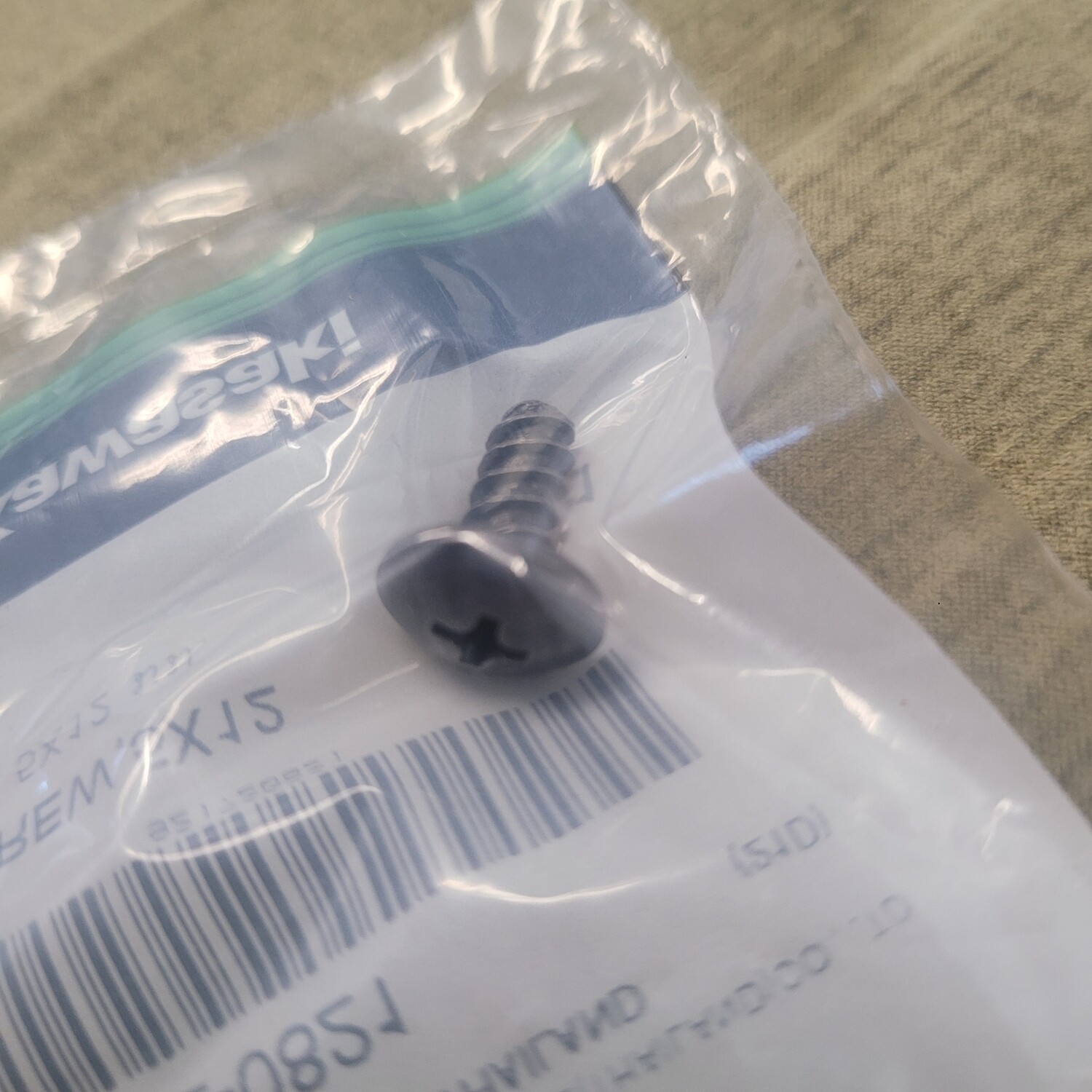 2022+ KLR650 Engine Shroud Screw OEM # 92172-0821