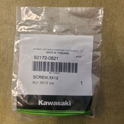 2022+ KLR650 Engine Shroud Screw OEM # 92172-0821