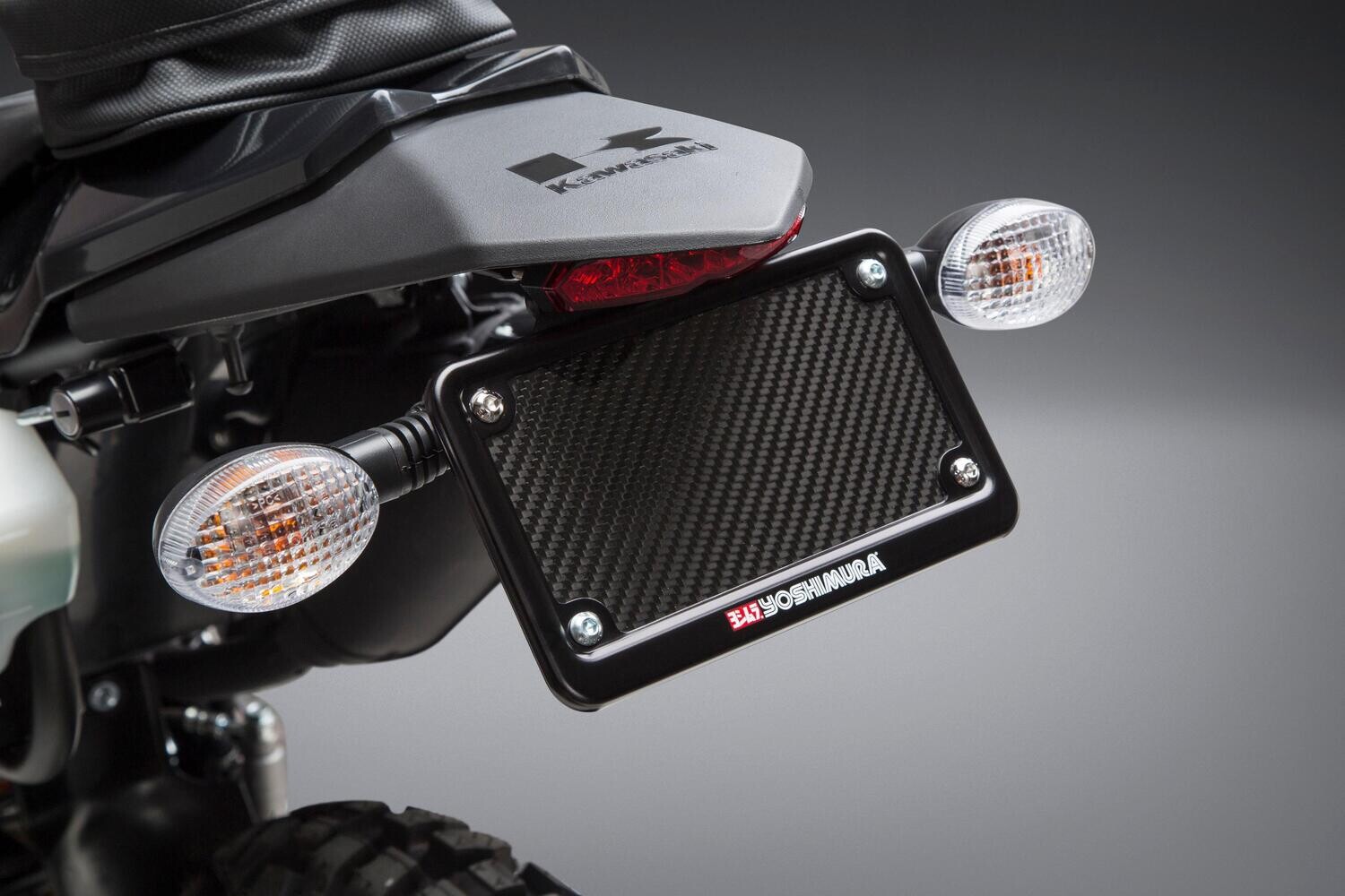 Ninja 300 License Plate Relocator & Fender Eliminator Kit For EX300 Kawasaki EX