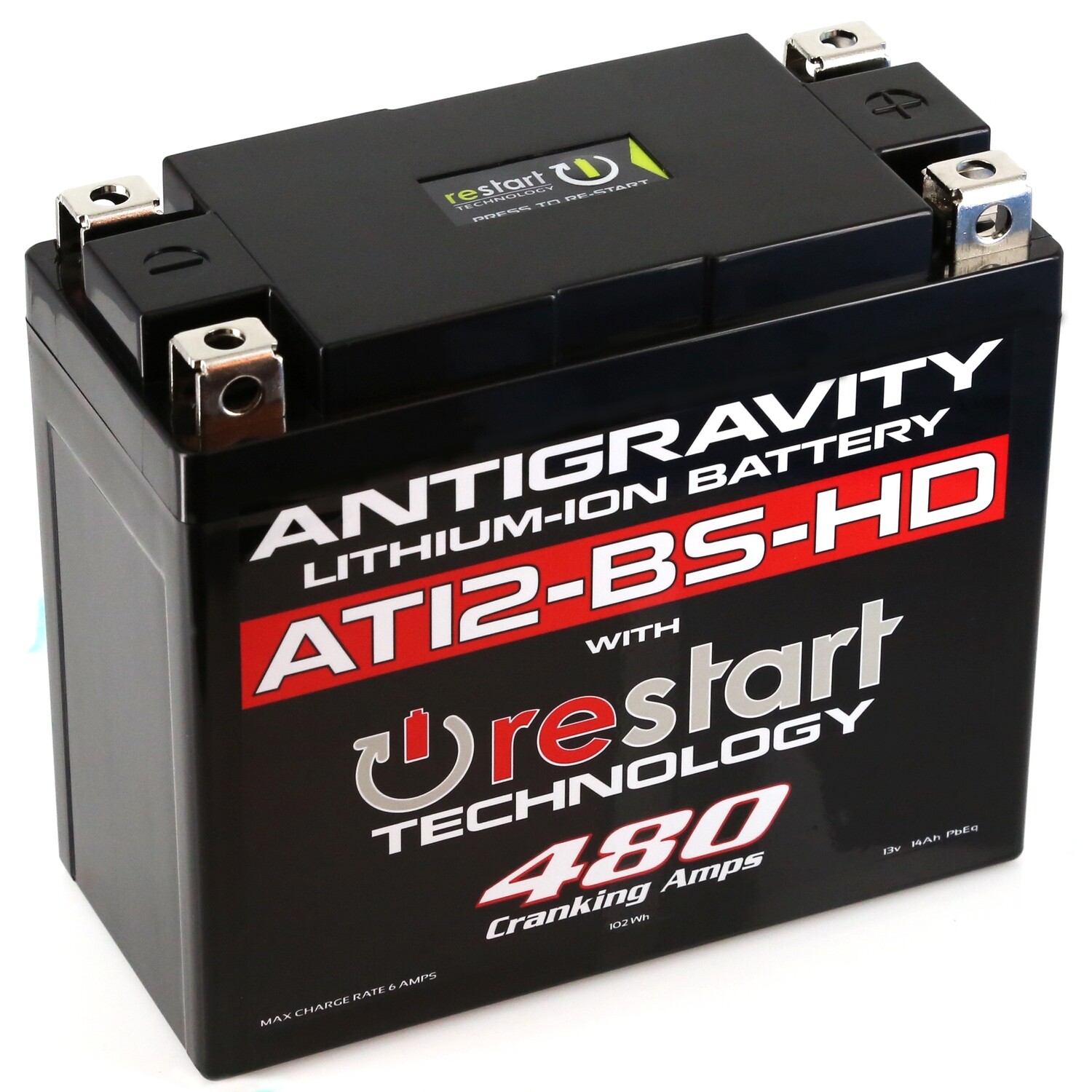 Antigravity Lithium Battery At12bs-hd-rs 480 Ca