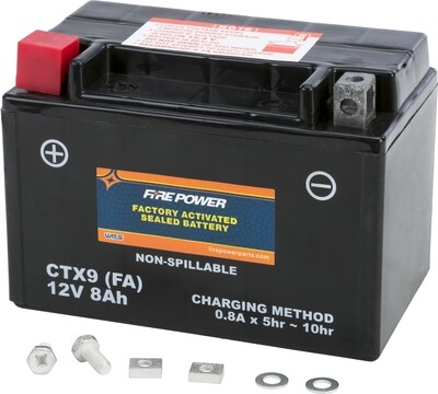 Battery Ctx9 Sealed Factory Activated
