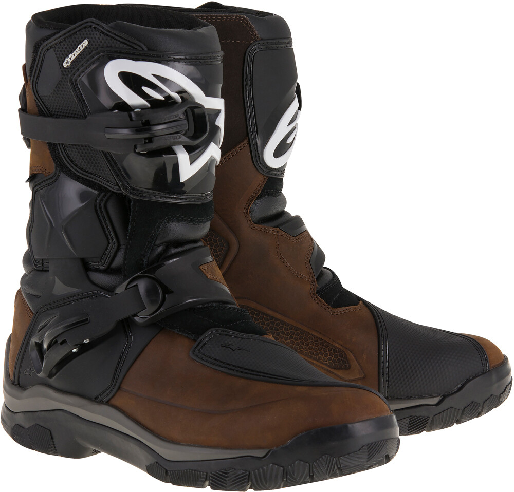 Alpinestars Belize Drystar Boots Black, Color: Brown Oiled Leather, Size: US 07