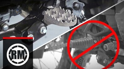 Tusk Hard Mount Foot Peg Conversion Kit - 2022+ KLR650