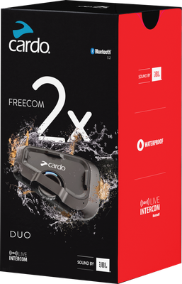 Cardo Freecom 2x Bluetooth Headset Duo