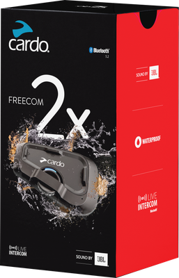Cardo Freecom 2x Bluetooth Headset Single