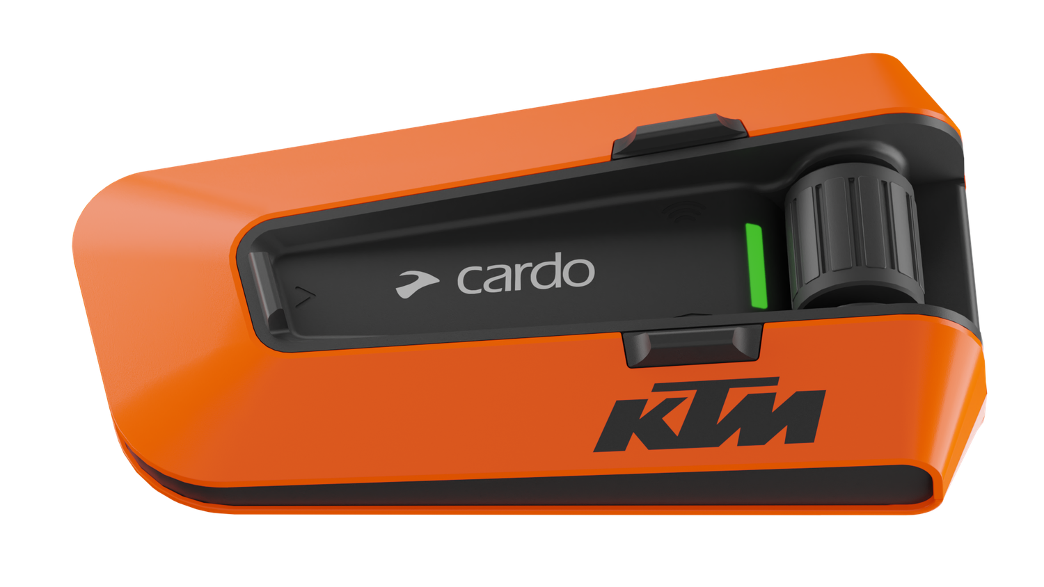 Cardo Packtalk Edge Single Ktm Edition, Color: Orange/Black