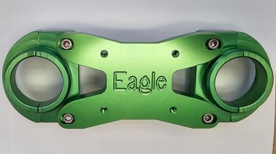 Eagle Mike Fork Brace KLR650 1987-2007 Limited Edition Green