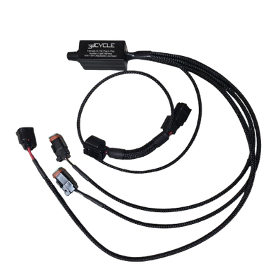 3D Cycle Honda Transalp XL750 2024 Plug &amp; Play Auxiliary Light Harness (Upgrade or DIY)
