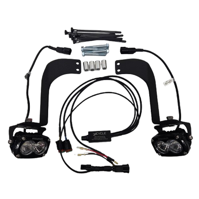 Plug &amp; Play LED Auxiliary Offroad Light Kit CFMOTO Ibex 450 (Adjustable Low Beam)