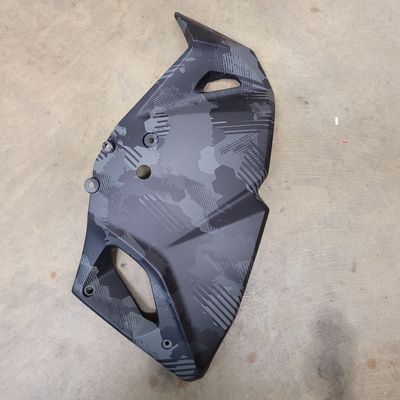 2022 KLR650 Engine Shroud RH Cypher Camo OEM