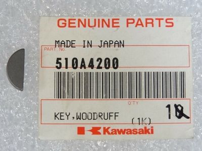 KLR 650 Woodruff Key (Rotor) 1987-2018 OEM# 510A4200