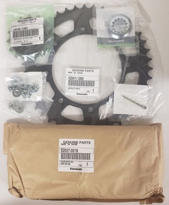 KLR650 OEM Chain &amp; Sprocket Kit 1996-2018