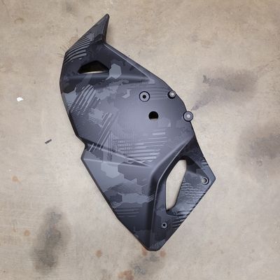 2022 KLR650 Engine Shroud LH Cypher Camo OEM