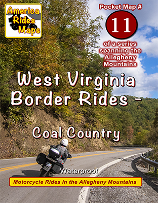 #11 West Virginia Border Rides - Coal Country - Pocket Map