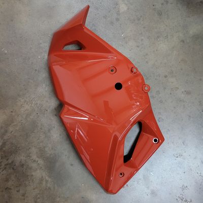 2022 KLR650 Engine Shroud LH Pearl Lava Orange OEM