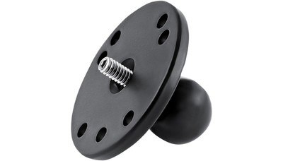RAM® 2.5&quot; Round Base with 1&quot; Ball and 1/4-20 Threaded Male Post for Cameras