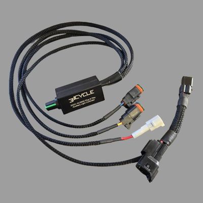 3D Cycle 2022+ KLR650 Plug &amp; Play Auxiliary Light Harness (Upgrade or DIY)