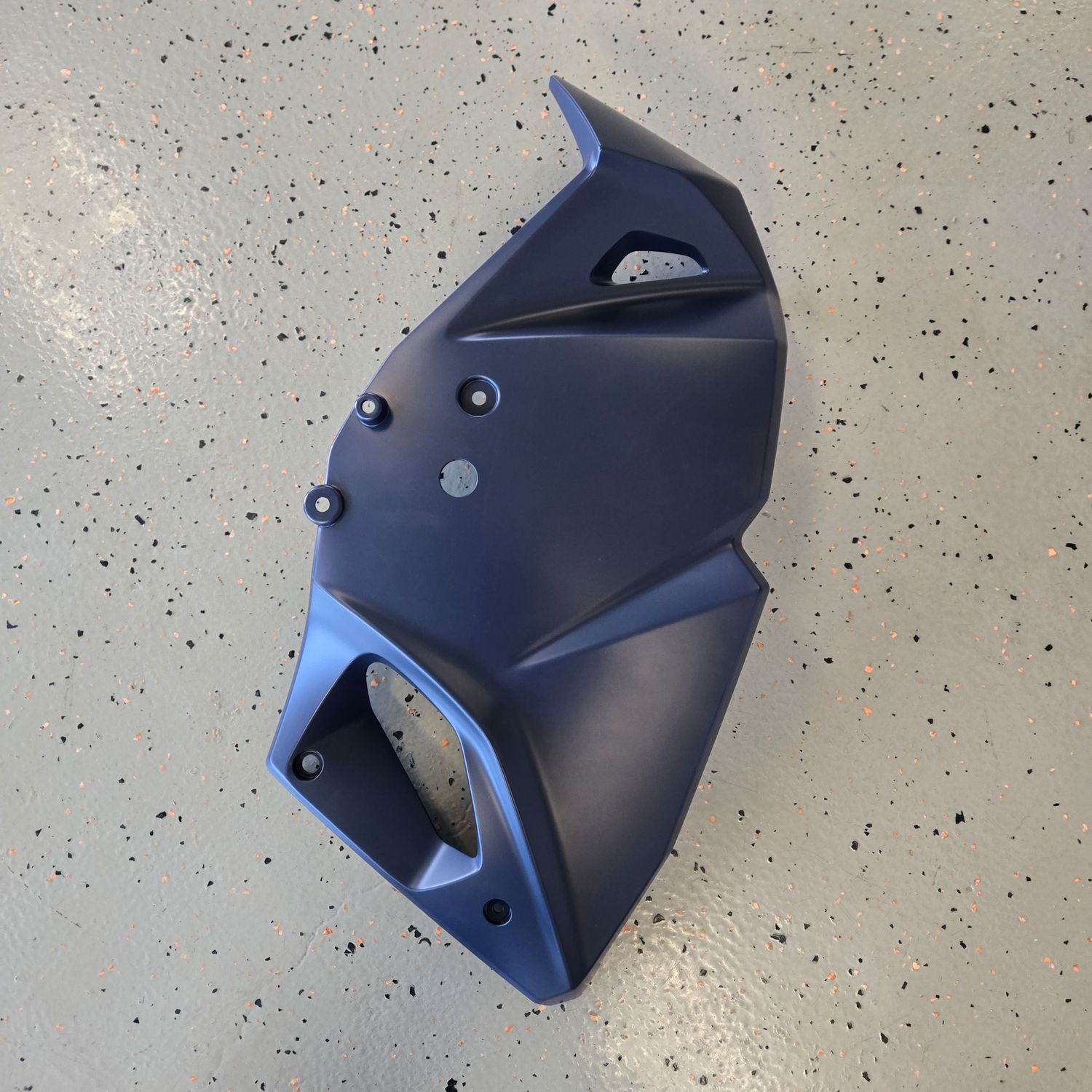 2025 KLR650 Engine Shroud RH Metallic Matte Twilight Blue  OEM