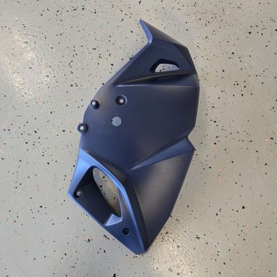 2025 KLR650 Engine Shroud RH Metallic Matte Twilight Blue  OEM