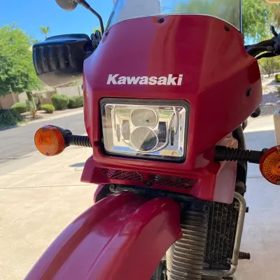 JNS Engineering KLR650 NEW DOT LED Headlight Kit (1987-2007)