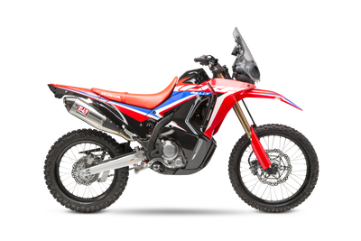 Yoshimura CRF300L/Rally 21-24 Race RS-4S Stainless Slip-On Exhaust, w/ Stainless Muffler