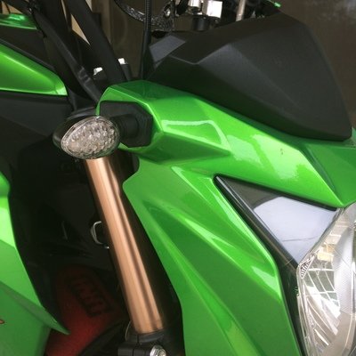 Kawasaki Z125 Aftermarket Turn Signal Adapters z125 Blinker