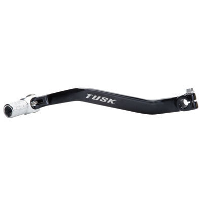Tusk Folding Shift Lever +10mm Black/Silver Tip - KLR 650 1987-2018 2022